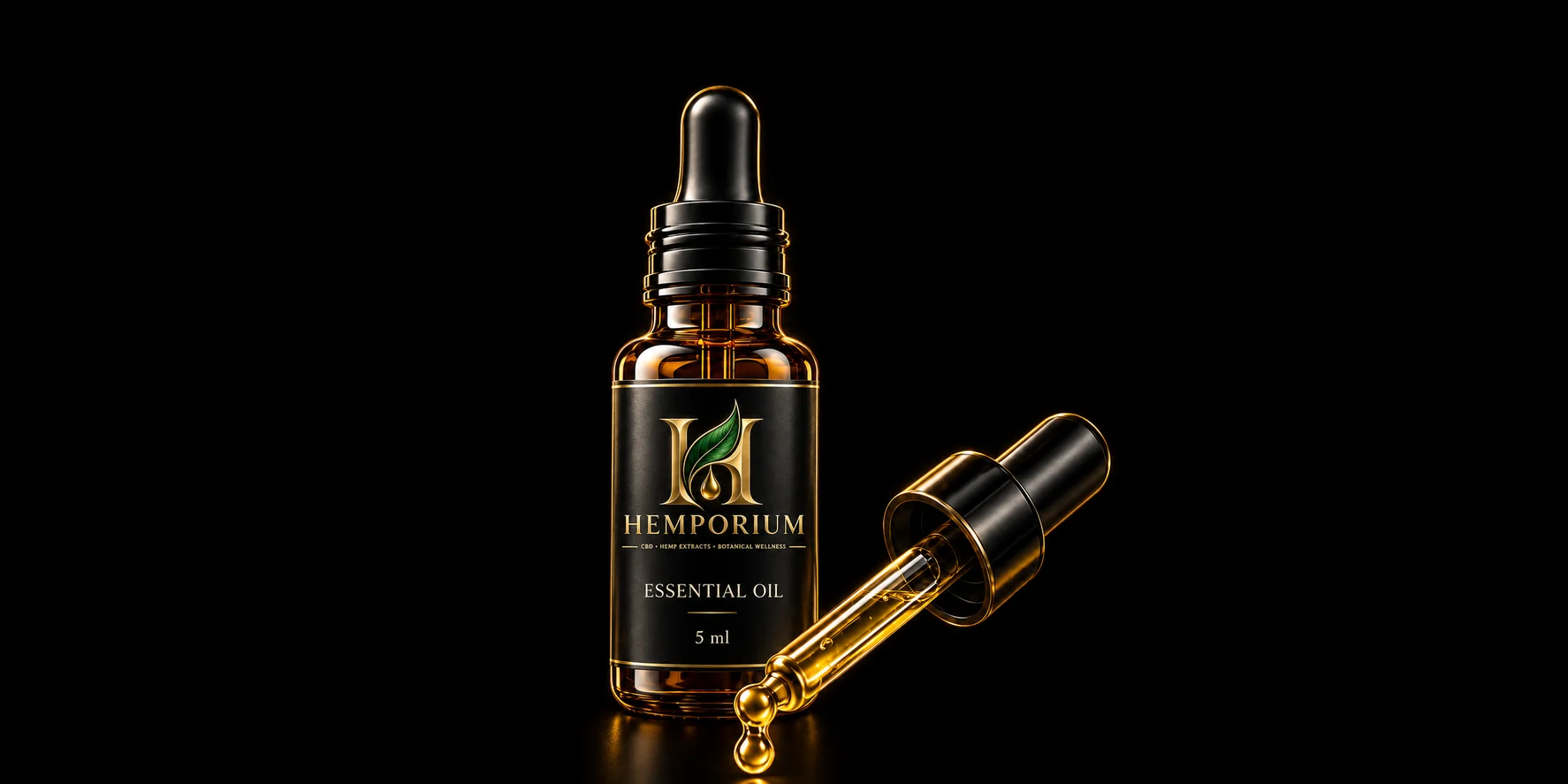 Hemporium THF есенциално олио, 5 ml, със стъклена пипета